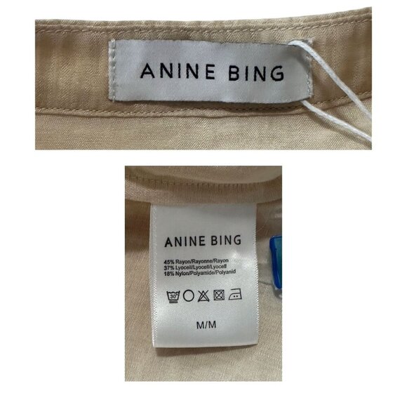 ANINE BING Liv Dress – Champagne – Size M – New with tag - Picture 6 of 15